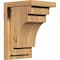 Ekena Millwork Mediterranean Smooth Corbel w/Backplate, Western Red Cedar, 7 1/2"W x 8"D x 12"H COR08X08X12MED01SWR - alternate 1